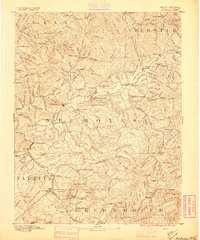 1889 Map of Nicholas