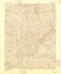 1891 Map of Oceana