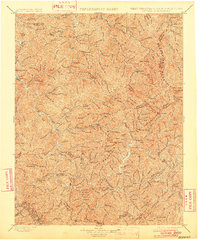 1898 Map of Oceana, 1902 Print