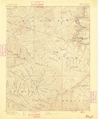 1891 Map of Raleigh