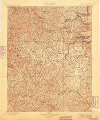 1902 Map of Raleigh, 1905 Print