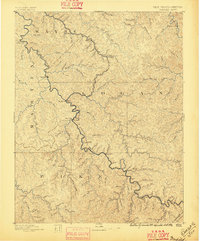 1891 Map of Warfield, 1896 Print