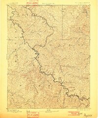 1891 Map of Warfield, 1901 Print