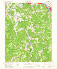 Download a high-resolution, GPS-compatible USGS topo map for Alum Creek, WV (1967 edition)