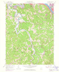 Download a high-resolution, GPS-compatible USGS topo map for Alum Creek, WV (1973 edition)