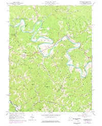 Download a high-resolution, GPS-compatible USGS topo map for Annamoriah, WV (1977 edition)