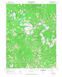 Download a high-resolution, GPS-compatible USGS topo map for Annamoriah, WV (1968 edition)