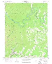 Download a high-resolution, GPS-compatible USGS topo map for Ansted, WV (1978 edition)