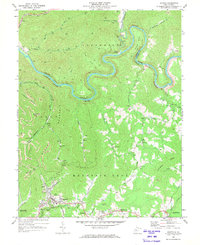Download a high-resolution, GPS-compatible USGS topo map for Ansted, WV (1973 edition)