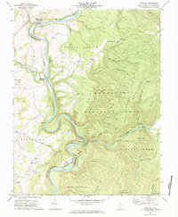 Download a high-resolution, GPS-compatible USGS topo map for Anthony, WV (1974 edition)