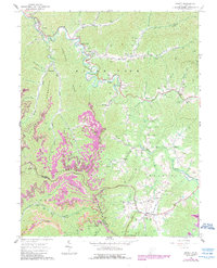 Download a high-resolution, GPS-compatible USGS topo map for Arnett, WV (1989 edition)