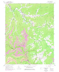 Download a high-resolution, GPS-compatible USGS topo map for Arnett, WV (1977 edition)