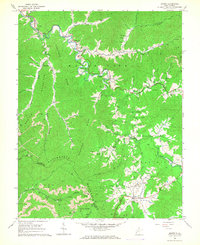 Download a high-resolution, GPS-compatible USGS topo map for Arnett, WV (1966 edition)