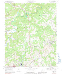 Download a high-resolution, GPS-compatible USGS topo map for Athens, WV (1991 edition)