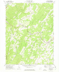 preview thumbnail of historical topo map of Hampshire County, WV in 1973
