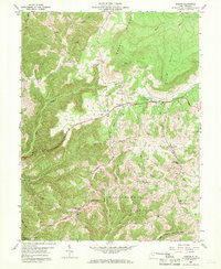 Download a high-resolution, GPS-compatible USGS topo map for Aurora, WV (1970 edition)