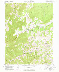 Download a high-resolution, GPS-compatible USGS topo map for Aurora, WV (1977 edition)