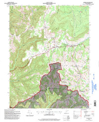 Download a high-resolution, GPS-compatible USGS topo map for Aurora, WV (1998 edition)