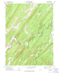 preview thumbnail of historical topo map of Hardy County, WV in 1971