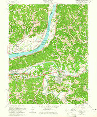 Download a high-resolution, GPS-compatible USGS topo map for Barboursville, WV (1965 edition)