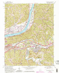 Download a high-resolution, GPS-compatible USGS topo map for Barboursville, WV (1985 edition)