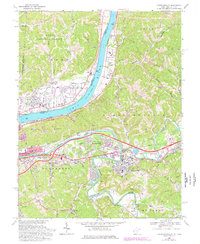 Download a high-resolution, GPS-compatible USGS topo map for Barboursville, WV (1977 edition)
