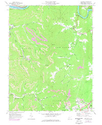 Download a high-resolution, GPS-compatible USGS topo map for Beckwith, WV (1977 edition)