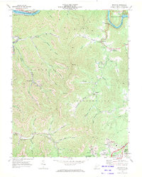 Download a high-resolution, GPS-compatible USGS topo map for Beckwith, WV (1972 edition)