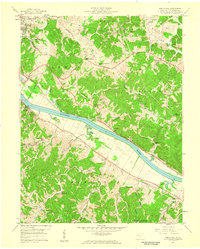 preview thumbnail of historical topo map of Mason County, WV in 1957
