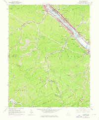 Download a high-resolution, GPS-compatible USGS topo map for Belle, WV (1976 edition)