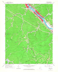 Download a high-resolution, GPS-compatible USGS topo map for Belle, WV (1966 edition)