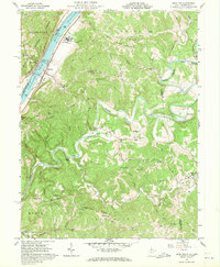 Download a high-resolution, GPS-compatible USGS topo map for Bens Run, WV (1970 edition)