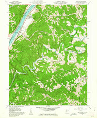 Download a high-resolution, GPS-compatible USGS topo map for Bens Run, WV (1962 edition)