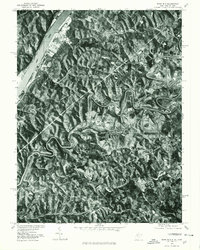 preview thumbnail of historical topo map of Pleasants County, WV in 1975