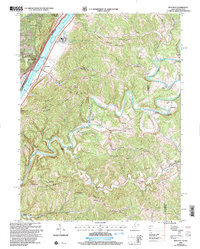 Download a high-resolution, GPS-compatible USGS topo map for Bens Run, WV (2006 edition)