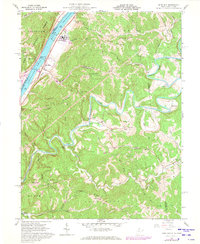 Download a high-resolution, GPS-compatible USGS topo map for Bens Run, WV (1973 edition)