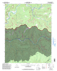 Download a high-resolution, GPS-compatible USGS topo map for Bergoo, WV (1998 edition)