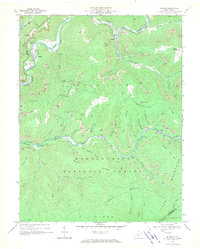 Download a high-resolution, GPS-compatible USGS topo map for Bergoo, WV (1970 edition)