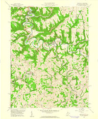 Download a high-resolution, GPS-compatible USGS topo map for Bethany, WV (1961 edition)