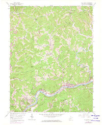 Download a high-resolution, GPS-compatible USGS topo map for Big Chimney, WV (1973 edition)