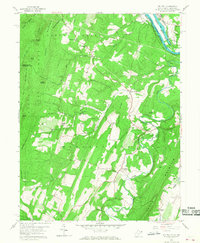 Download a high-resolution, GPS-compatible USGS topo map for Big Pool, WV (1968 edition)