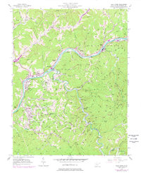 Download a high-resolution, GPS-compatible USGS topo map for Blue Creek, WV (1978 edition)