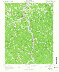Download a high-resolution, GPS-compatible USGS topo map for Branchland, WV (1964 edition)