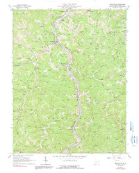 Download a high-resolution, GPS-compatible USGS topo map for Branchland, WV (1991 edition)