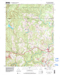 Download a high-resolution, GPS-compatible USGS topo map for Bruceton Mills, WV (2000 edition)