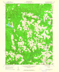 Download a high-resolution, GPS-compatible USGS topo map for Bruceton Mills, WV (1961 edition)