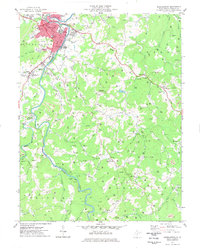 Download a high-resolution, GPS-compatible USGS topo map for Buckhannon, WV (1977 edition)