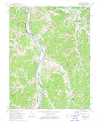 Download a high-resolution, GPS-compatible USGS topo map for Burnaugh, WV (1974 edition)