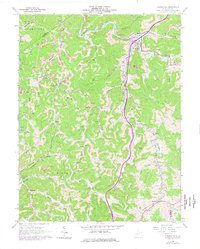 Download a high-resolution, GPS-compatible USGS topo map for Burnsville, WV (1977 edition)
