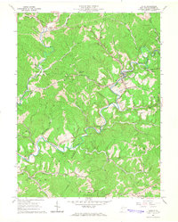 Download a high-resolution, GPS-compatible USGS topo map for Cairo, WV (1966 edition)